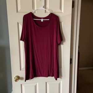 Old Navy 1X Luxe Short Sleeve Top/Tunic